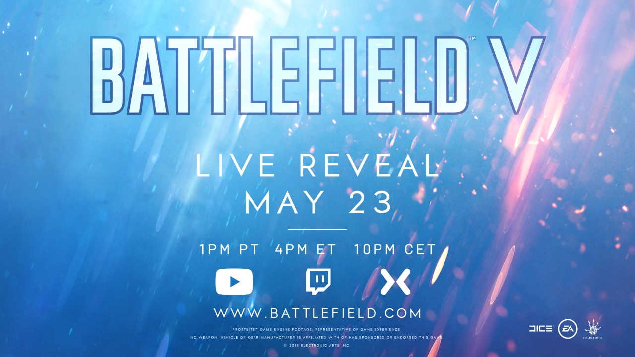 Battlefield V sera una realidad 23 de Mayo