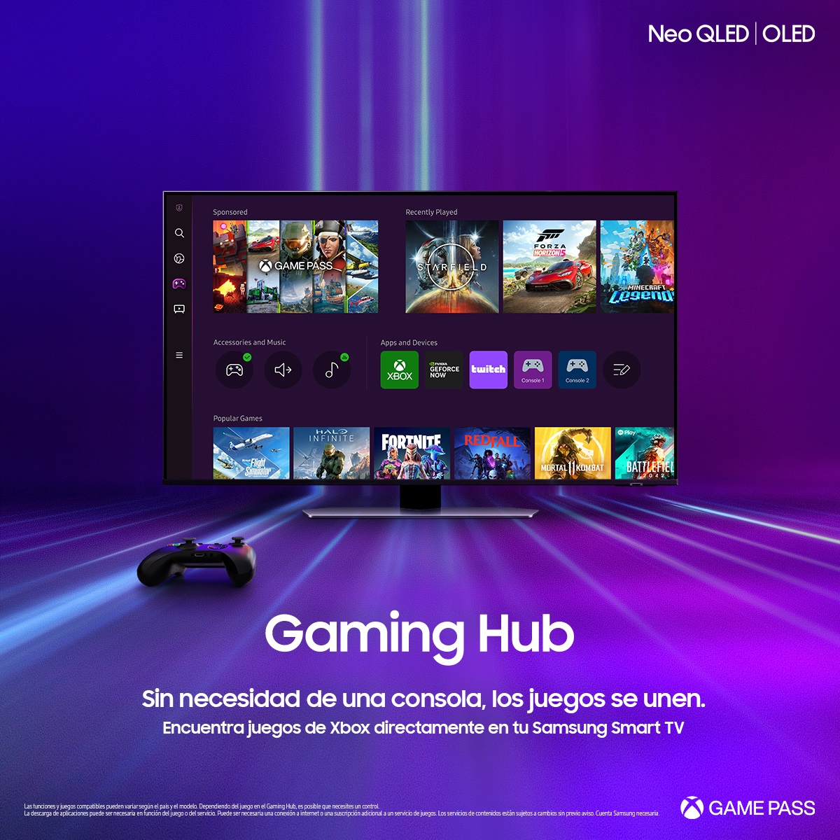 Samsung lanza Gaming Hub en Mexico