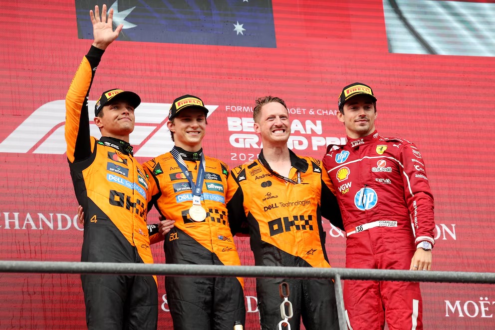 Así quedaron las tablas de la F1 tras el GP de Bélgica: Piastri estiró la ventaja y McLaren domina entre las escuderías