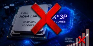Intel no lanzara procesadores Nova Lake-S con GPU integrada de 12 nucleos Xe3